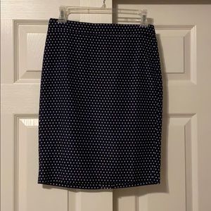 J Crew polka dot skirt